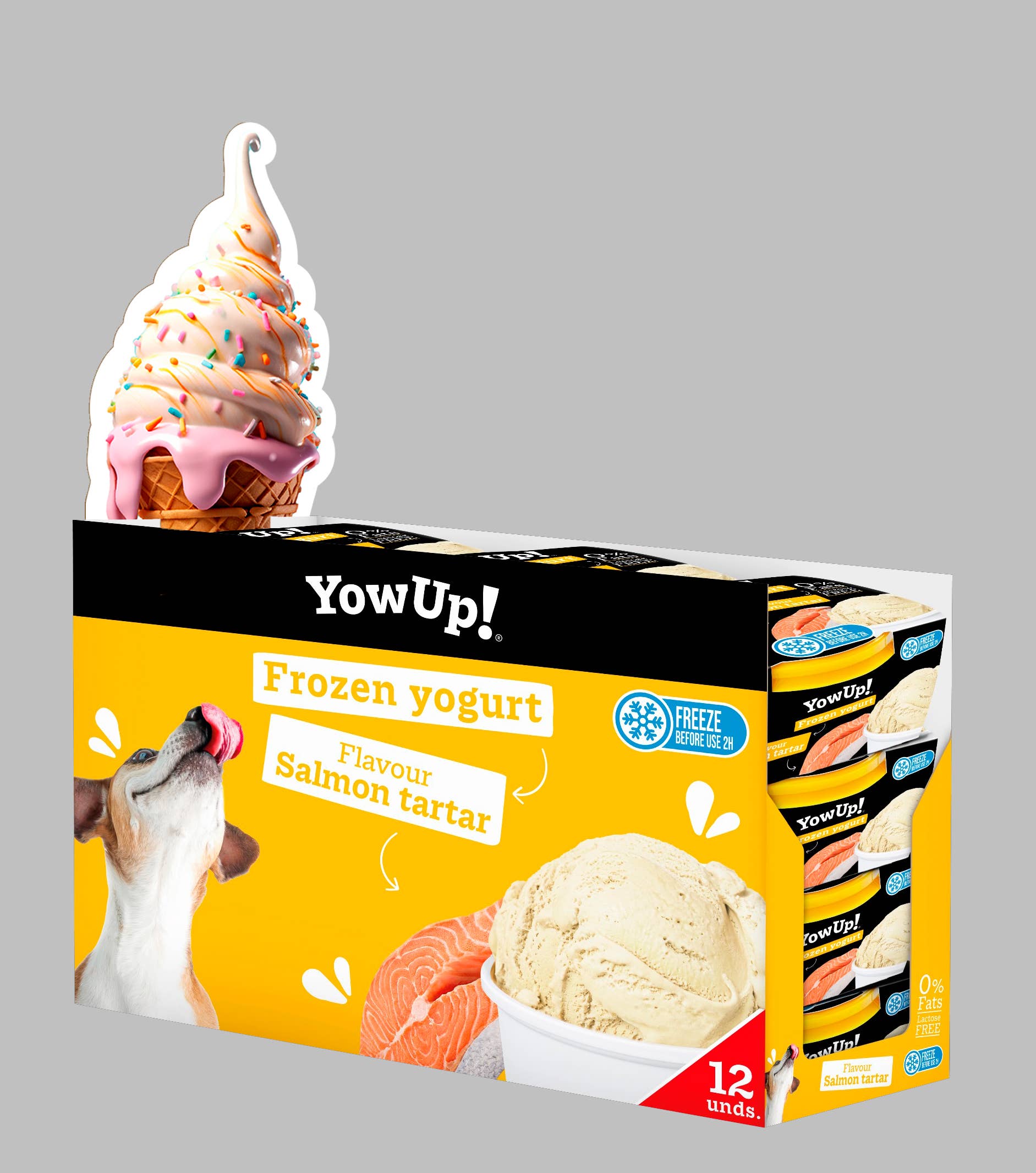 YowUp! Gefrorener Joghurt Lachs Tartar
