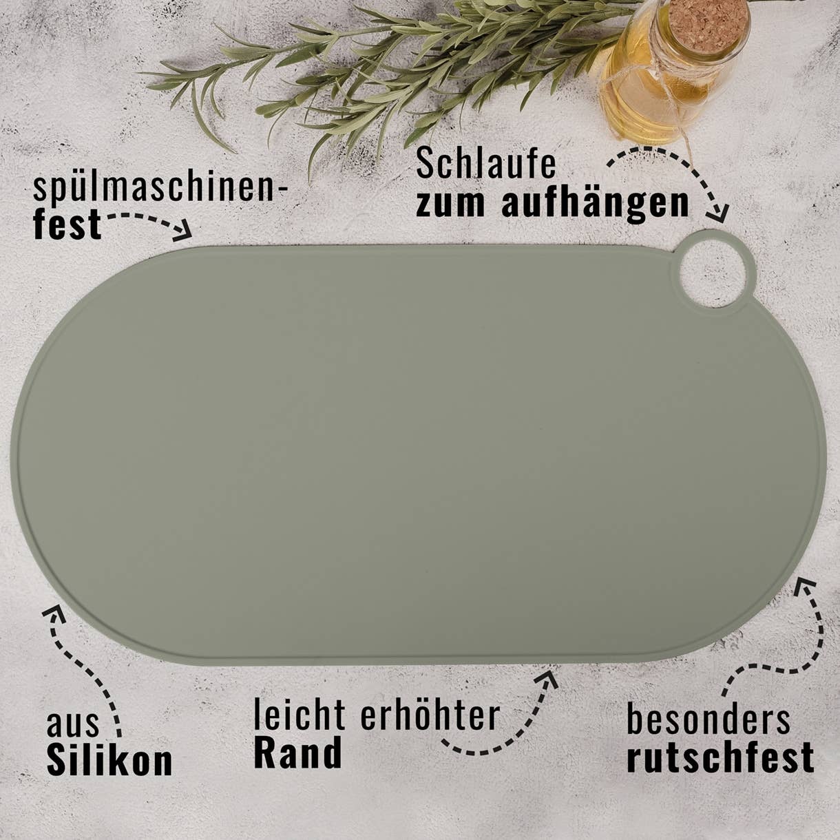 Silikon-Napfunterlage – rutschfest, pflegeleicht & robust