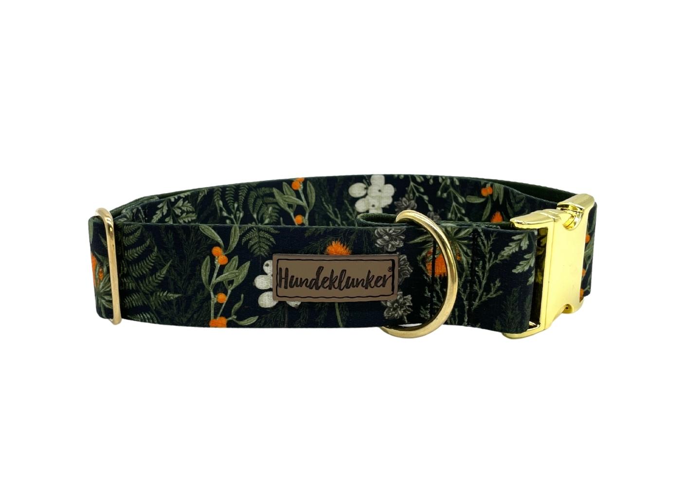 Forest Walkies Set – Nachhaltige Leine & Halsband aus rPet & Kaktusleder, handgemacht