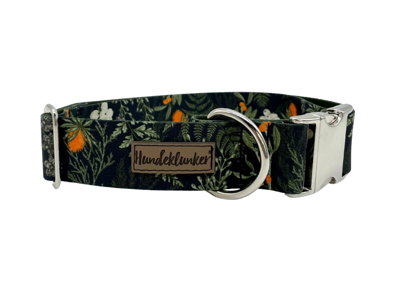 Forest Walkies Set – Nachhaltige Leine & Halsband aus rPet & Kaktusleder, handgemacht