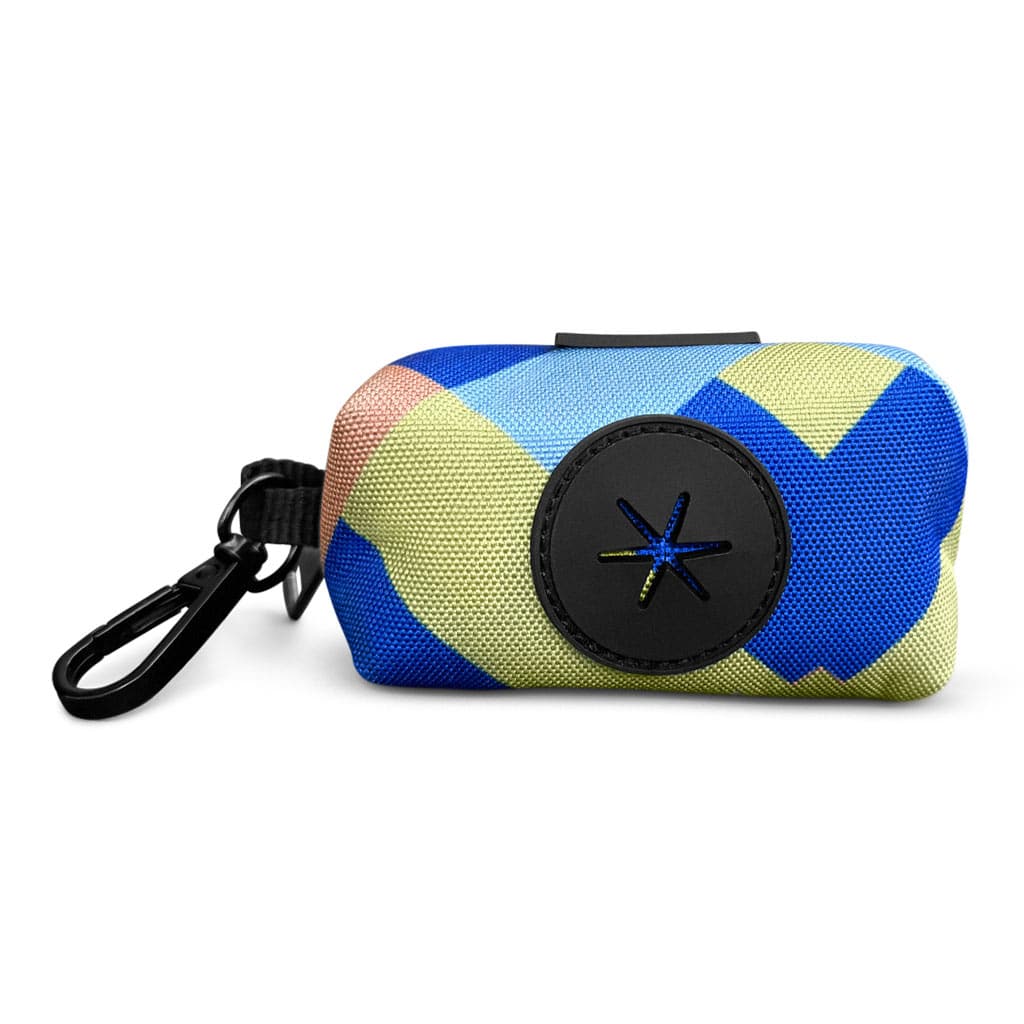 Set Hundehalsband, Leine und Geschirr - Mocca/Blau