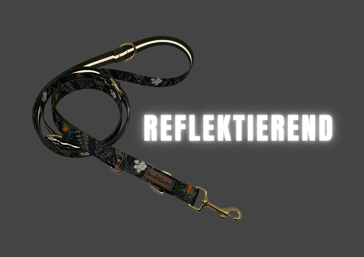 Forest Walkies Set – Nachhaltige Leine & Halsband aus rPet & Kaktusleder, handgemacht