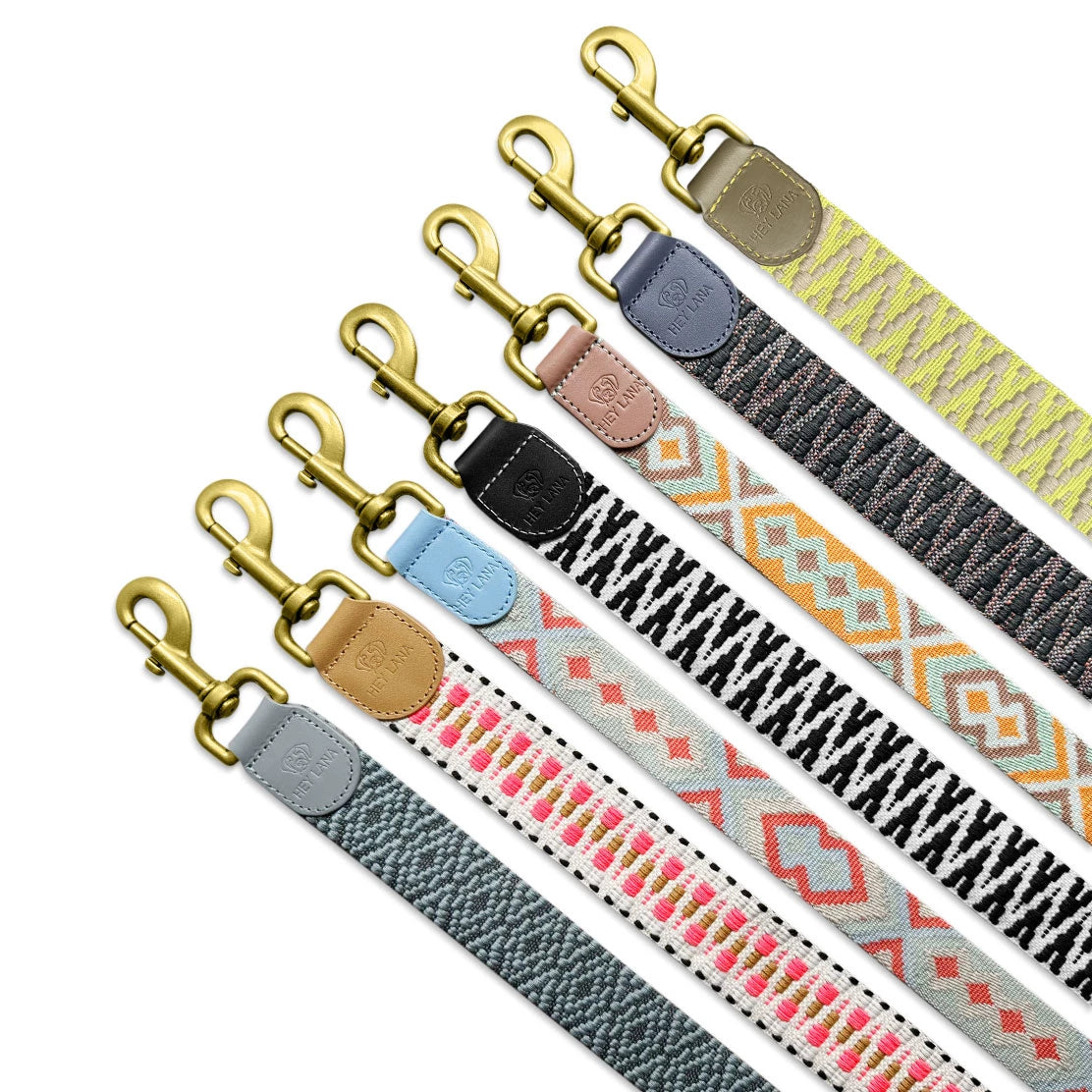 Hey Lana Führleine Mint/Orange – verstellbar & handsfree - Pfotenlieblinge