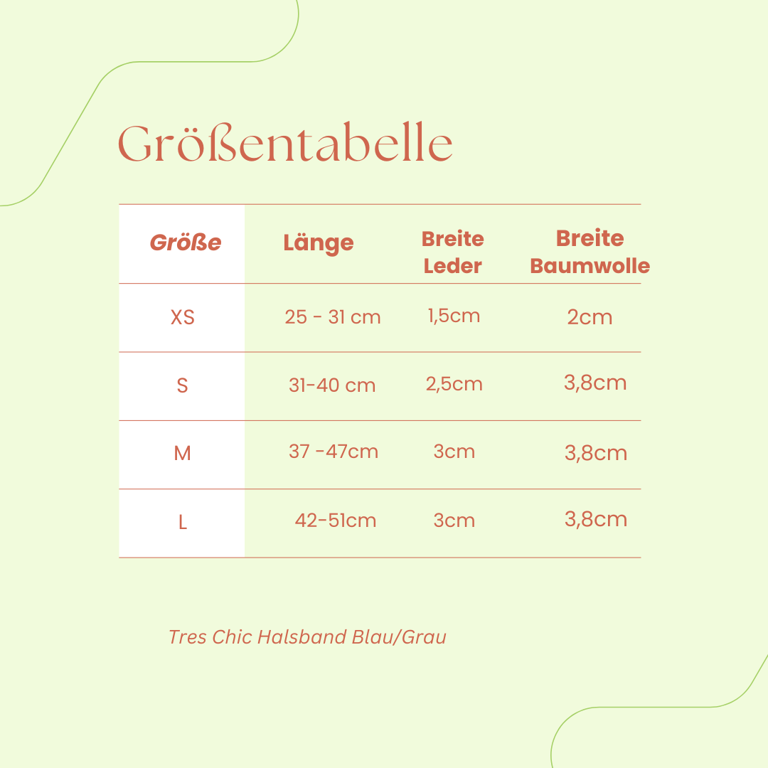 Sparset: Halsband & Leine in Blau/Grau
