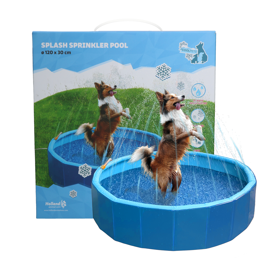 Hunde-Sprinkler Pool – Wasserspaß & Abkühlung Ø 120 cm