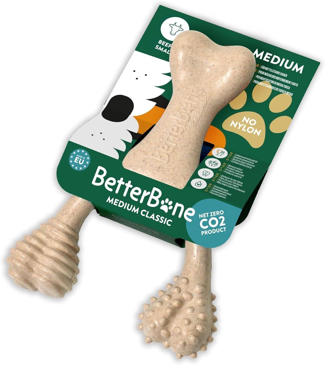 BetterBone Hunde Kauspielzeug Kauknochen - Small Medium Beef - Pfotenlieblinge