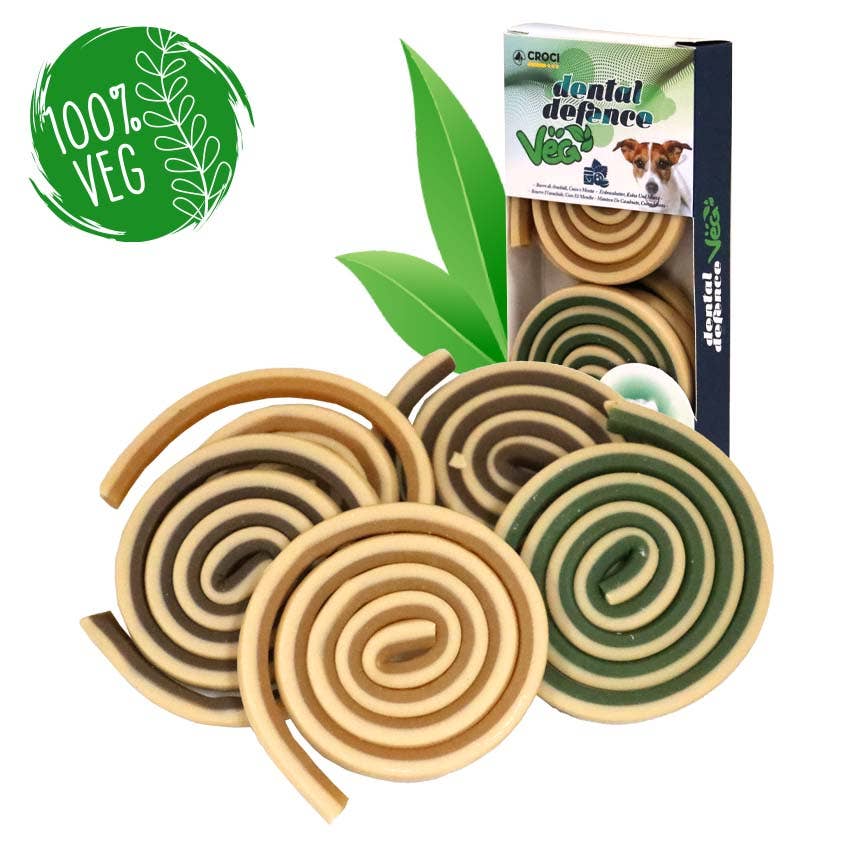 Gemüsesnacks für Hunde - Roll Dental Defence