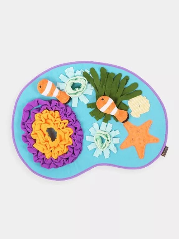 Coral Cove Schnüffelmatte – Nasenarbeit trifft Spielspaß - Pfotenlieblinge