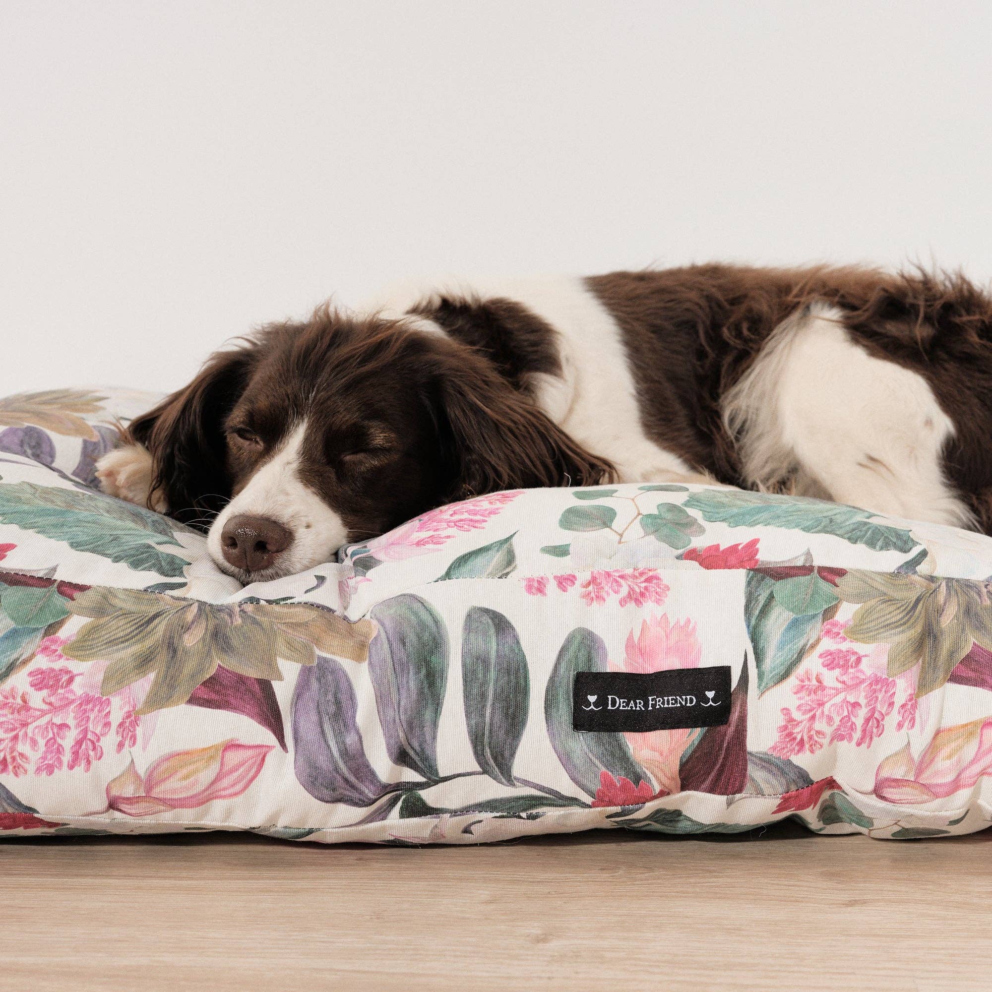 Komfort-Hundebett – 100% Baumwolle, ergonomische Polsterung