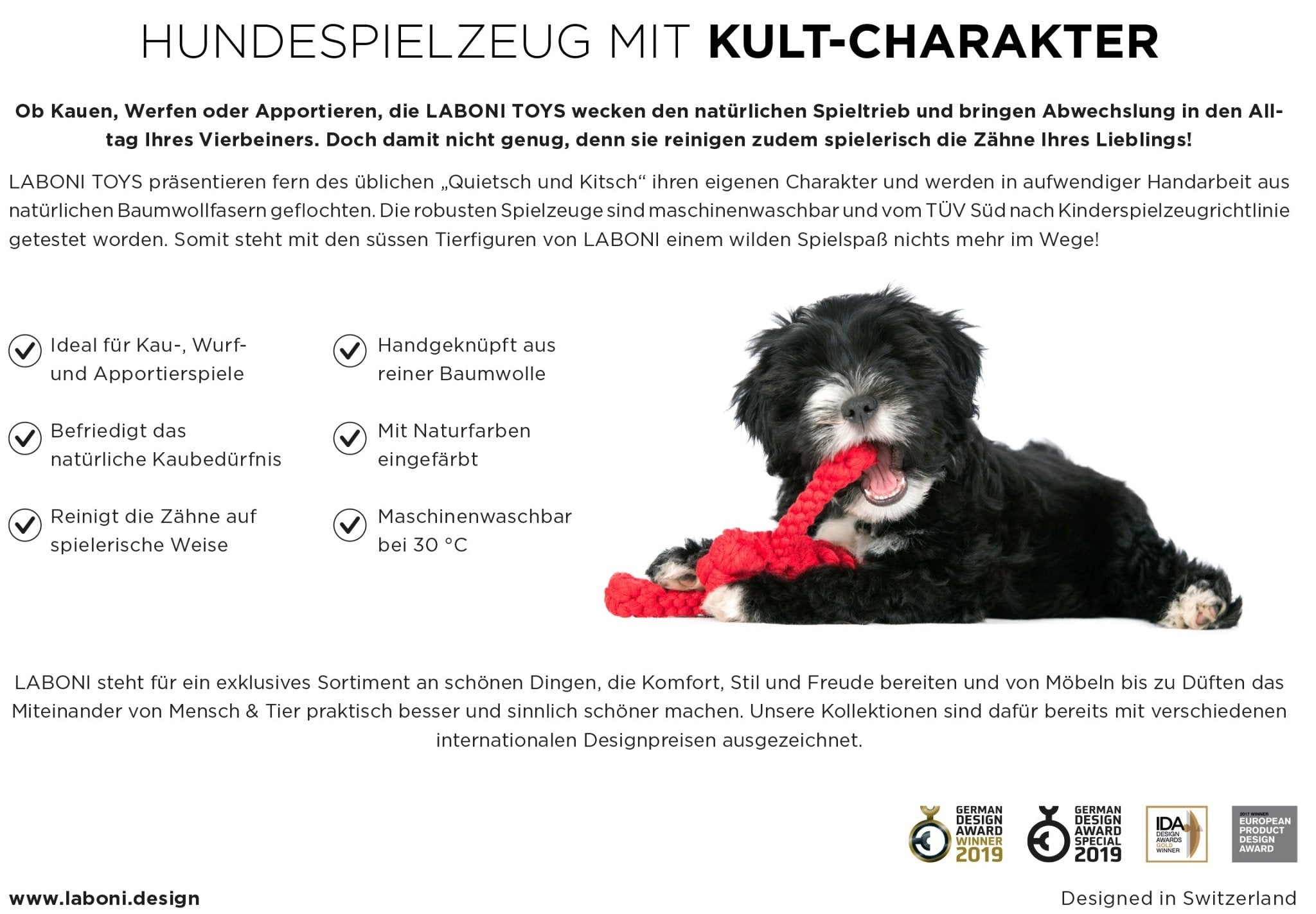 Eddie Eichhorn – Zahnpflegendes Hundespielzeug - Pfotenlieblinge