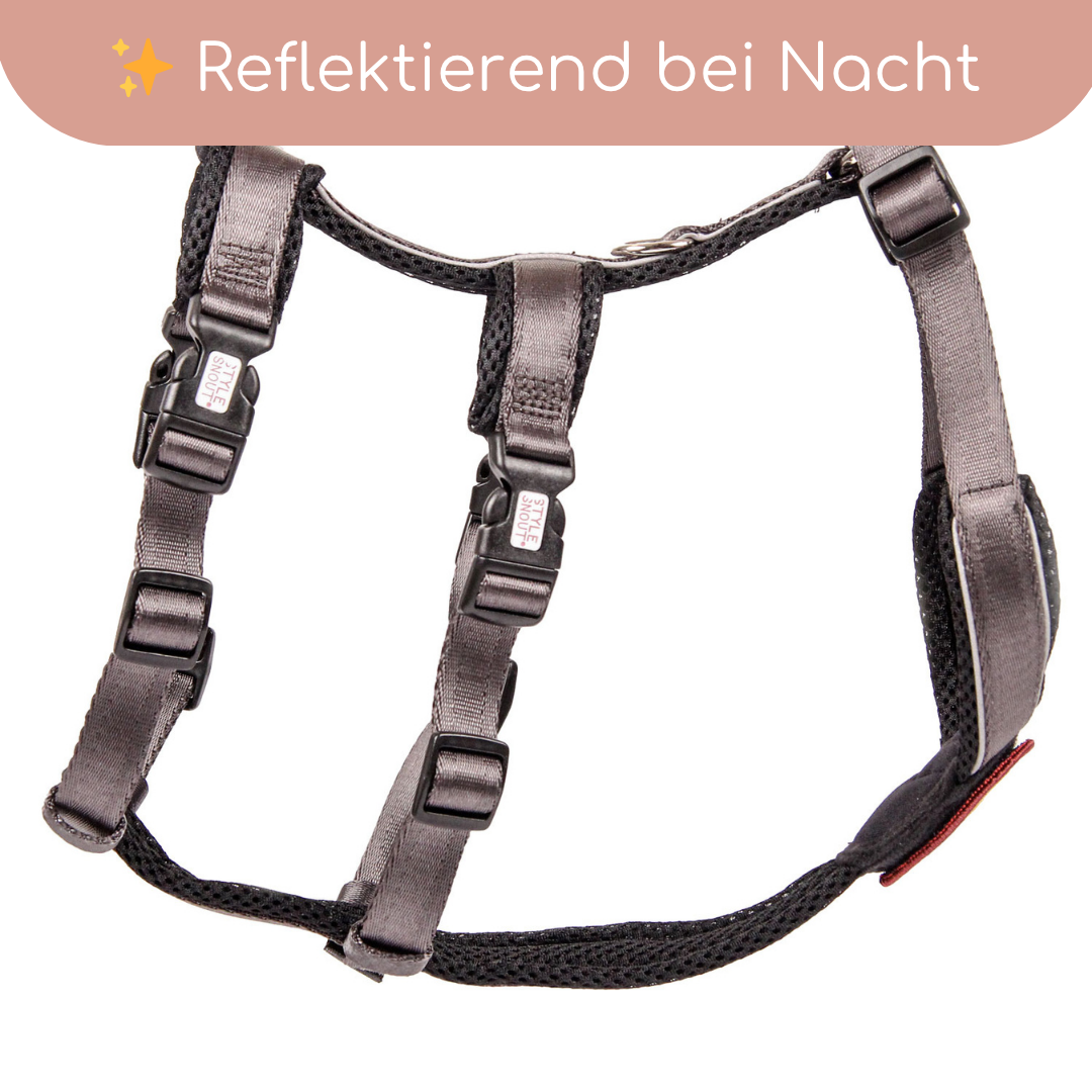 StyleSnout® Patch&Safe Sicherheitsgeschirr – ausbruchsicher & gepolstert