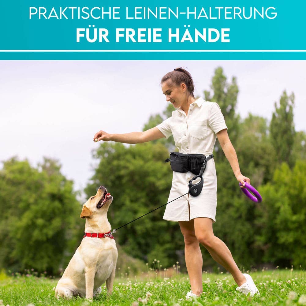 HUND IST KÖNIG® – Bauchtasche & Futterbeutel in einem - Pfotenlieblinge