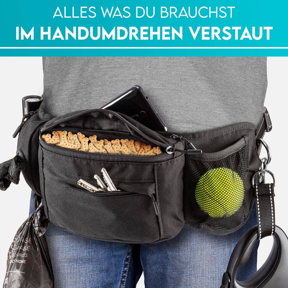 HUND IST KÖNIG® – Bauchtasche & Futterbeutel in einem - Pfotenlieblinge