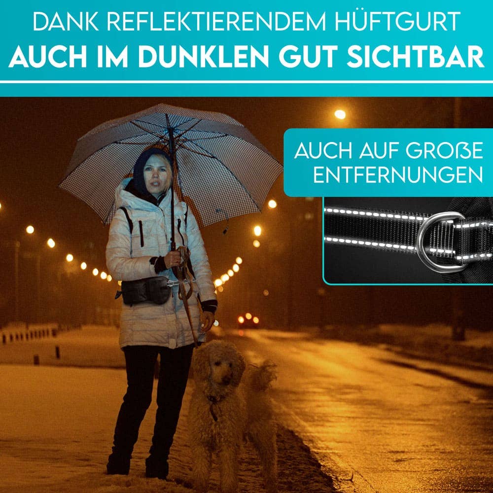 HUND IST KÖNIG® – Bauchtasche & Futterbeutel in einem - Pfotenlieblinge