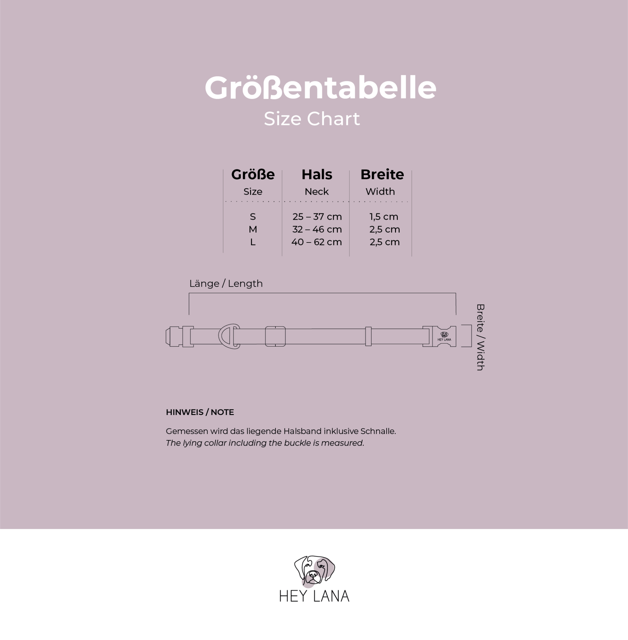 Hundehalsband Kunterbunt – Mocca/Blau - Pfotenlieblinge