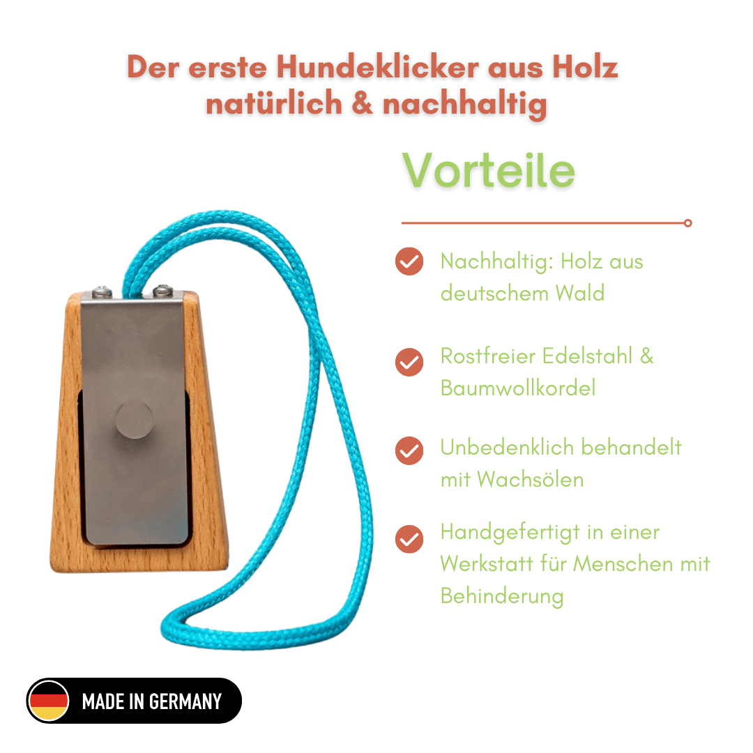 Hundeklicker TONY Hund Hundetraining Klicker - Pfotenlieblinge