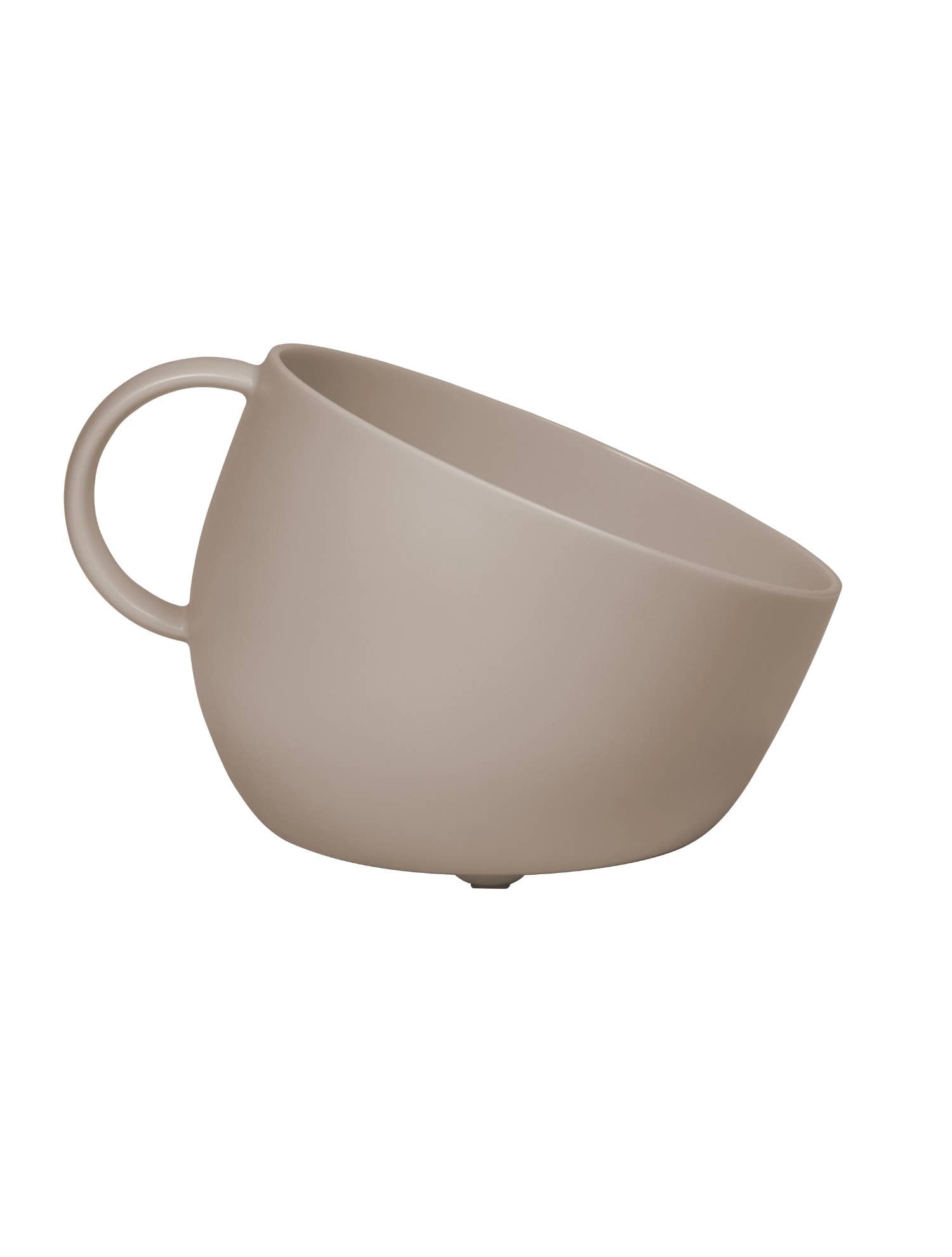 Hundenapf mit Spritzwasserschutz – 2,5 l Napf aus recyceltem Material (Taupe) - Pfotenlieblinge
