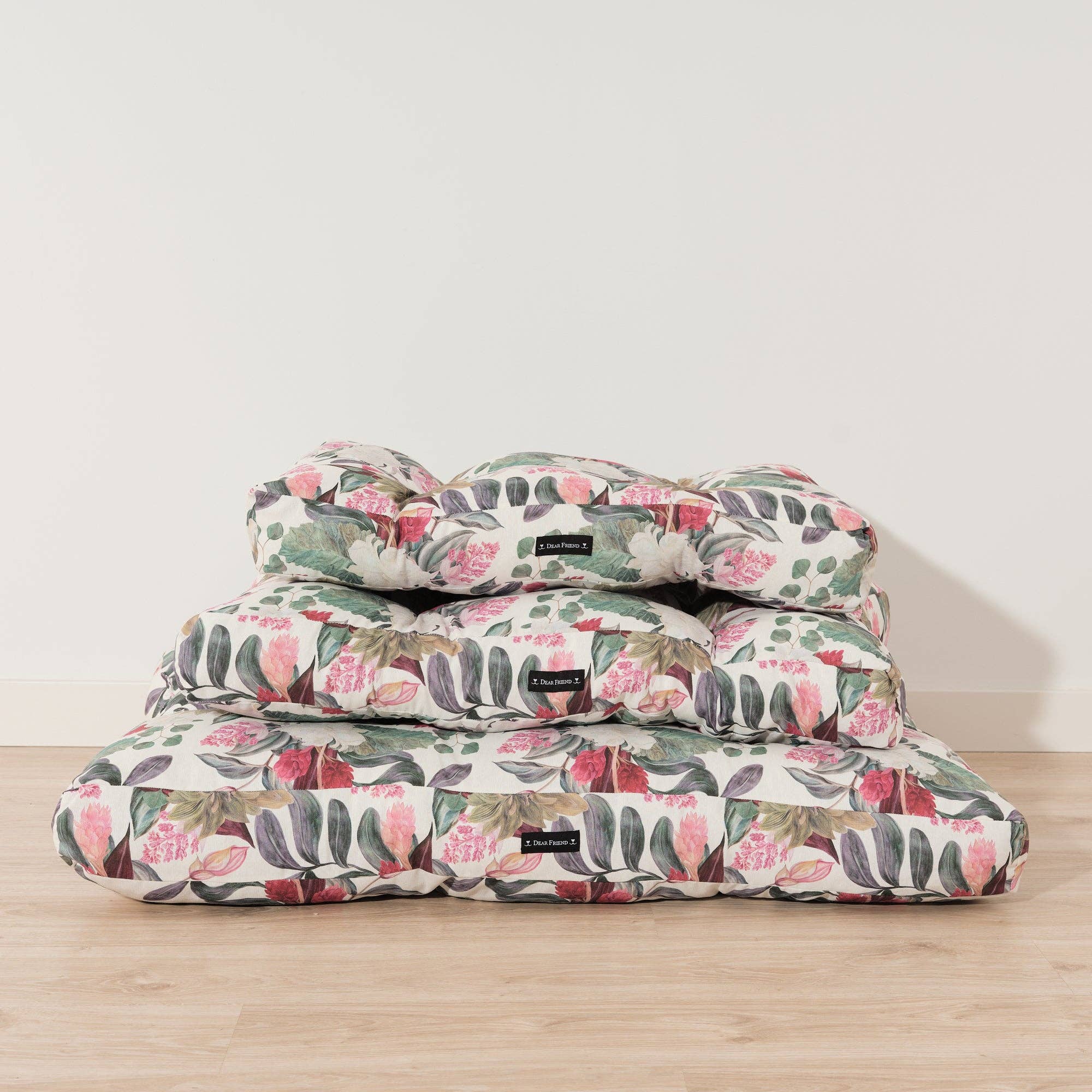 Komfort - Hundebett – 100% Baumwolle, ergonomische Polsterung - Pfotenlieblinge