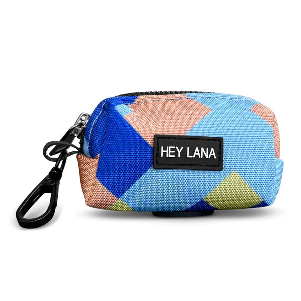 Kotbeutelspender - Heißer Scheiß - Mocca/Blau - Pfotenlieblinge