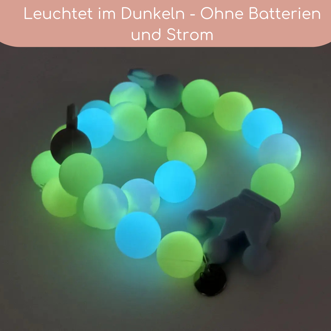 Leuchtkette „Prince“ für Hunde – handgefertigt & ohne Strom