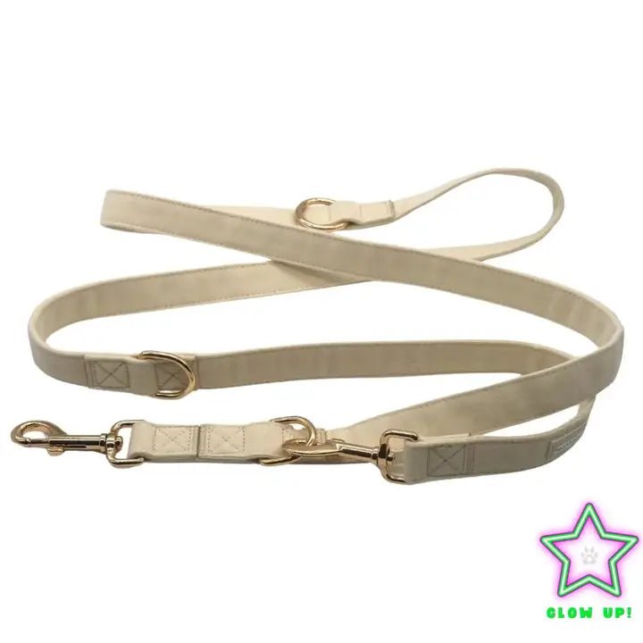 Leuchtset Leine „GLOW“ & Leuchtkette Honeydew Melon - Pfotenlieblinge