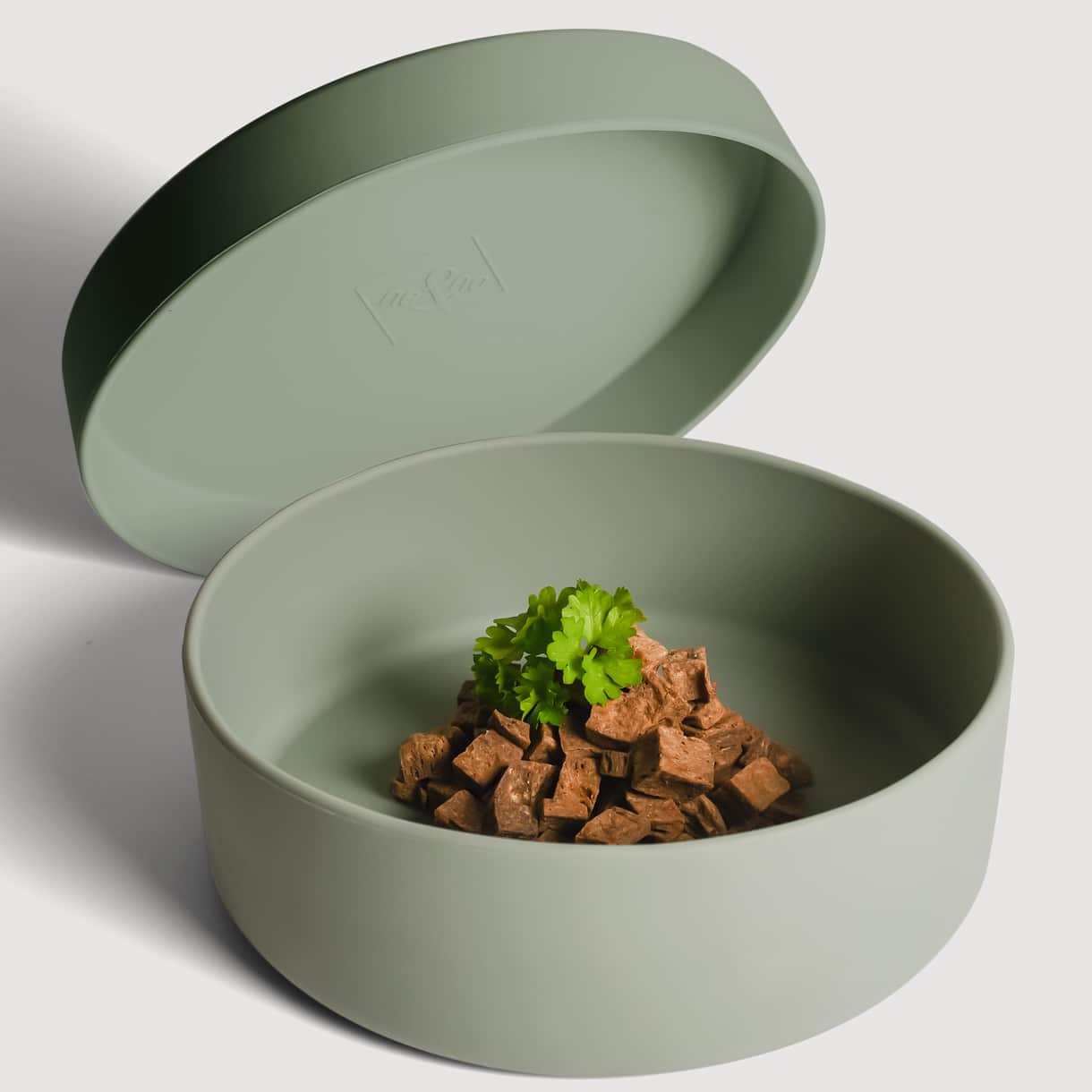 NENO Silikon - Futternapf mit Deckel – Praktisch, vielseitig & durchdacht - Pfotenlieblinge