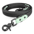 Outdoor SPORT Führleine – 3 - fach verstellbar, 230 cm – Schwarz/Mint - Pfotenlieblinge