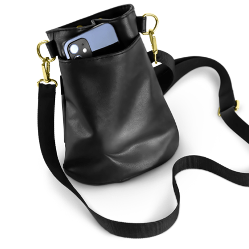 Premium Leckerlibeutel – All-in-One in Schwarz - Pfotenlieblinge