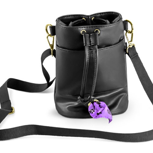 Premium Leckerlibeutel – All-in-One in Schwarz - Pfotenlieblinge