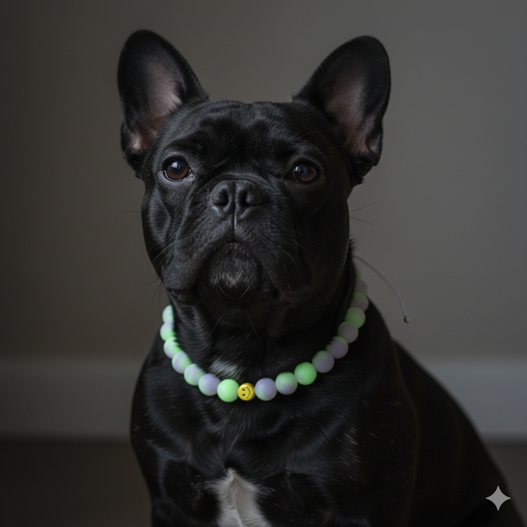 Leuchtkette GLOWIE Smile Shine für Hunde – handgefertigt & ohne Strom