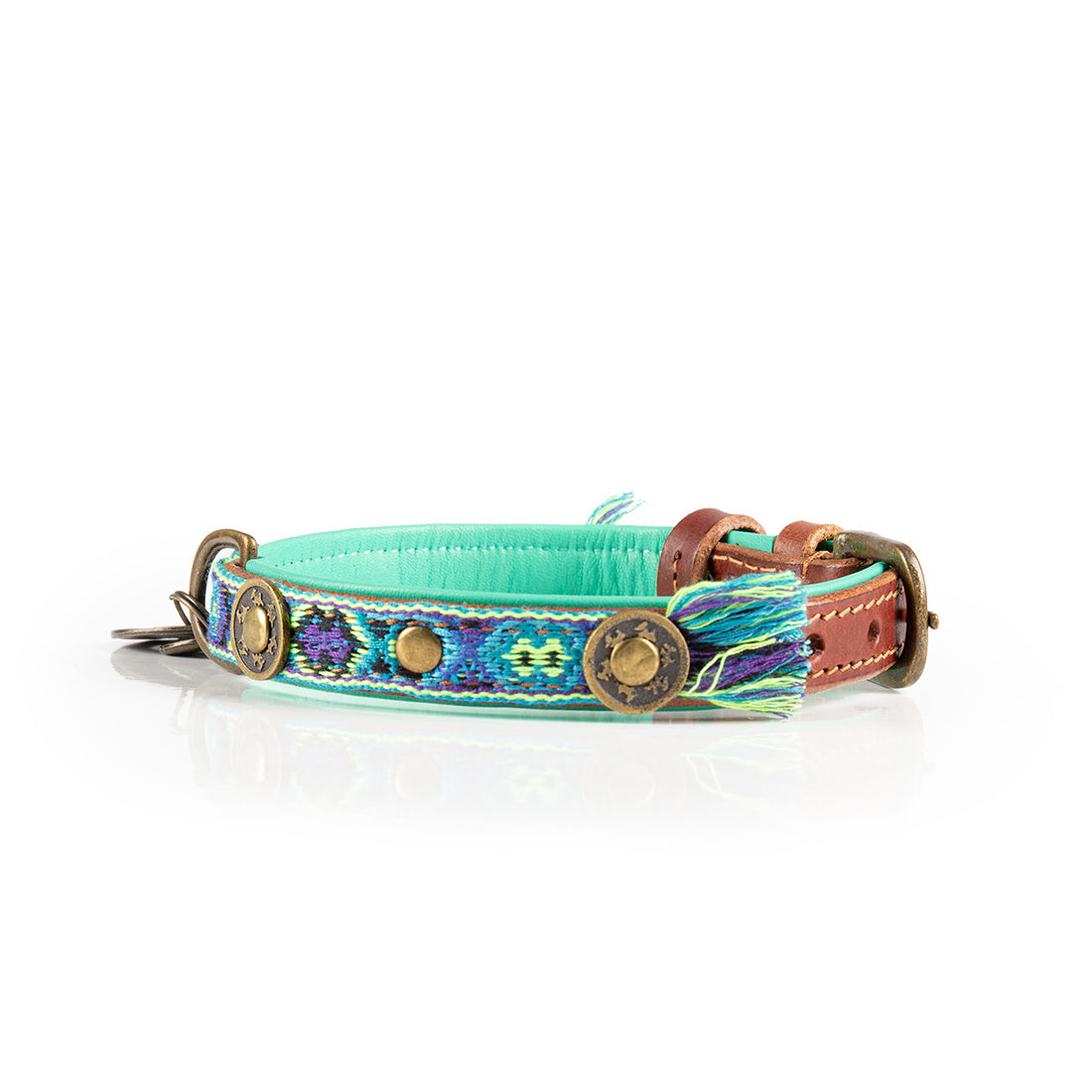 Exklusives Set: Boho Juan Halsband + Leine „Jade“