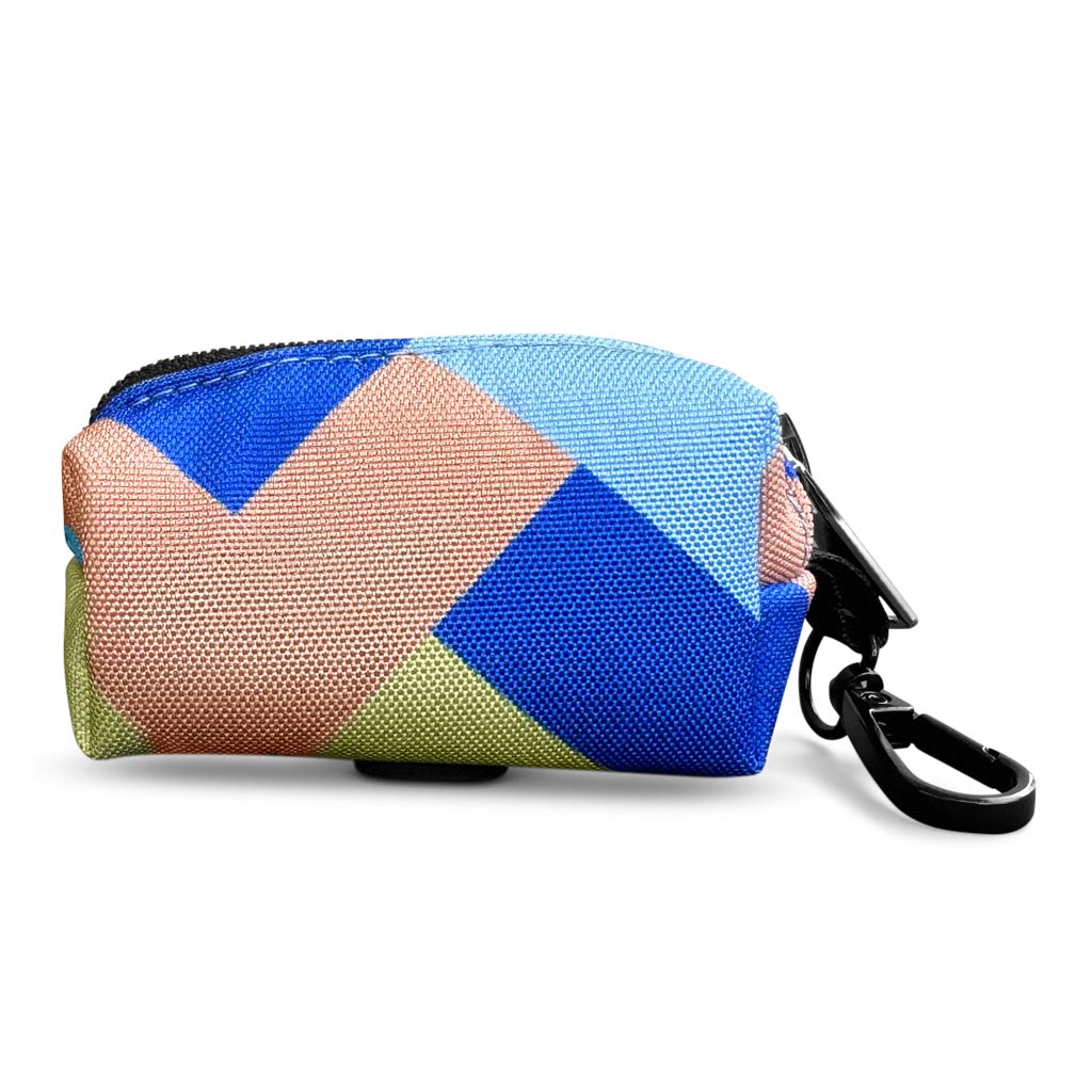 Set Hundehalsband, Leine und Geschirr - Mocca/Blau - Pfotenlieblinge