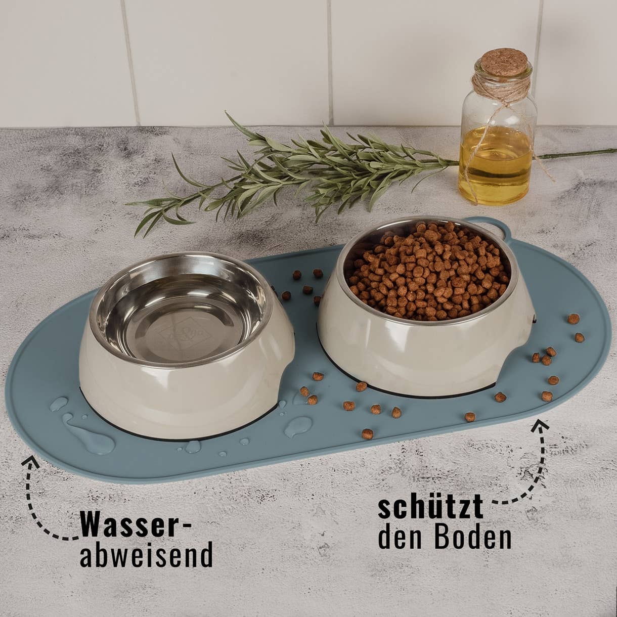 Silikon - Napfunterlage – rutschfest, pflegeleicht & robust - Pfotenlieblinge