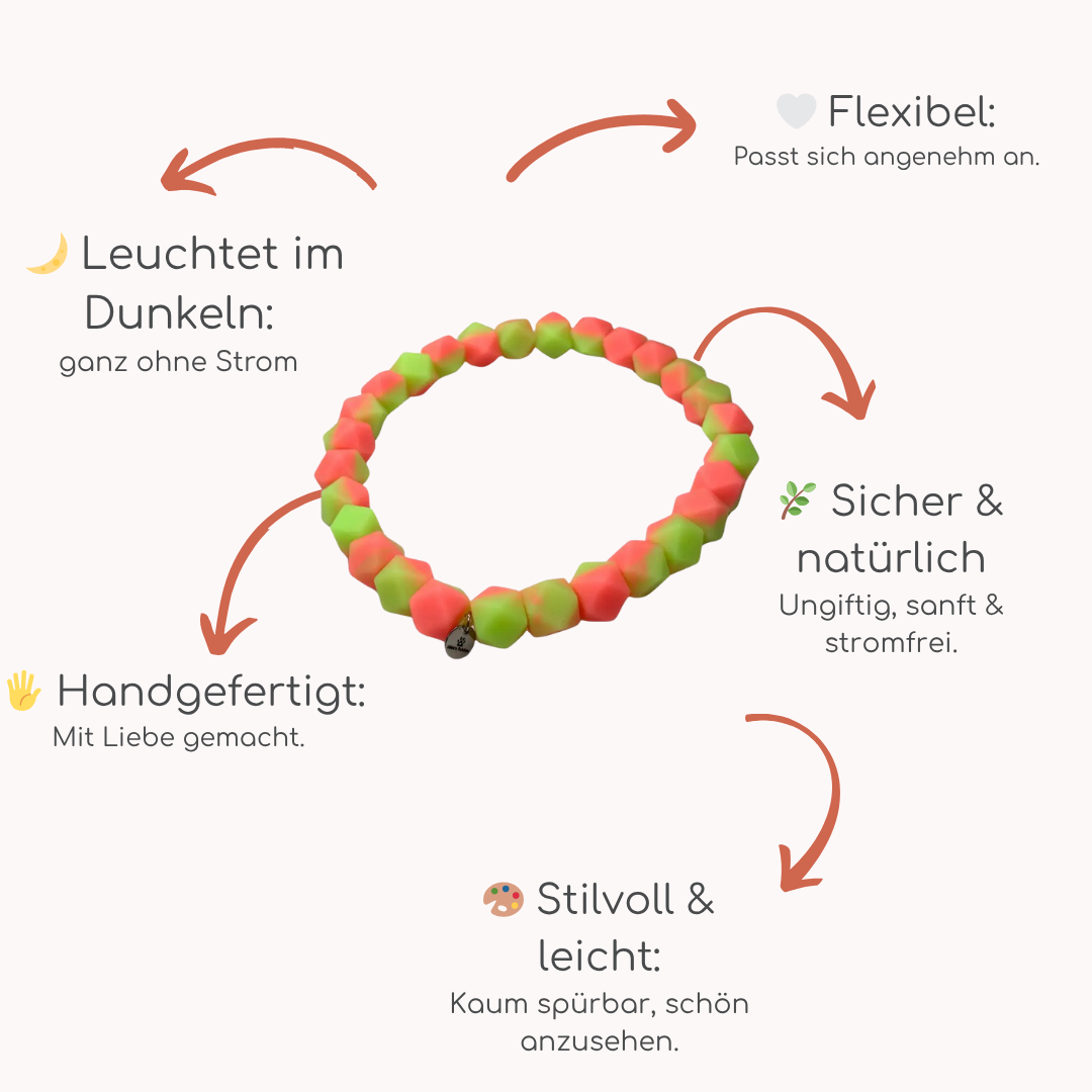 „Watermelon“ Leuchtkette – Stilvoll sichtbar bei jedem Spaziergang