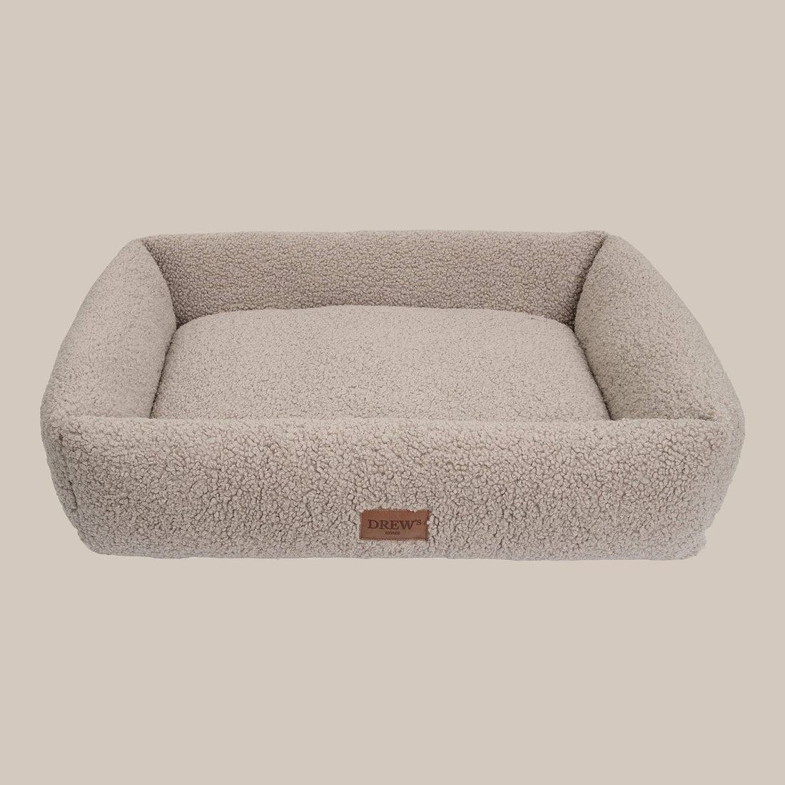 Nuna Hundekorb - Teddybett &amp; waschbares Hundebett aus Memoryschaum (taupe)