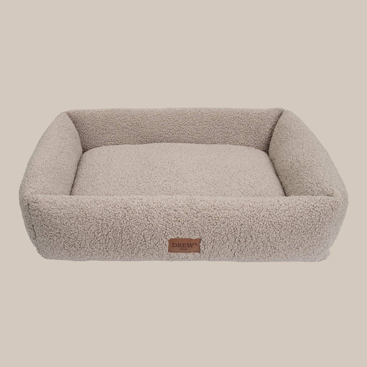 Nuna Hundekorb - Teddybett &amp; waschbares Hundebett aus Memoryschaum (taupe)