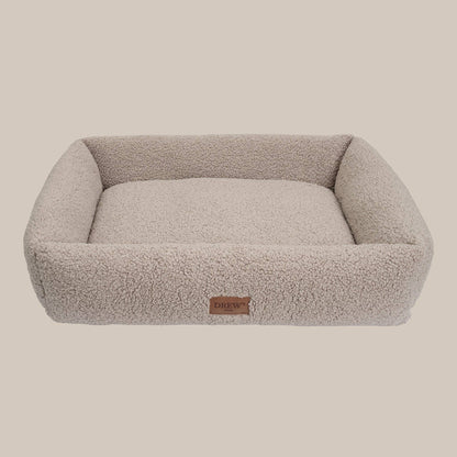 Nuna Hundekorb - Teddybett &amp; waschbares Hundebett aus Memoryschaum (taupe)