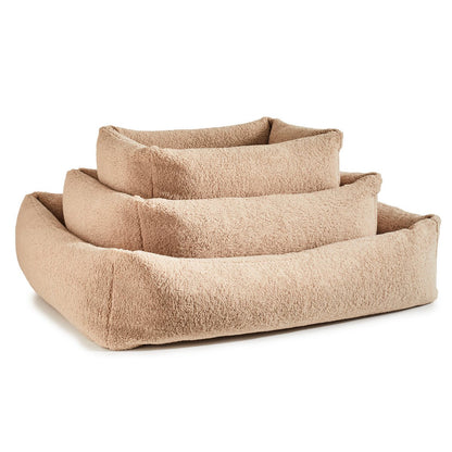 LABONI Hundebett CLASSIC – TEDDY Bouclé (kuschelig &amp; robust)