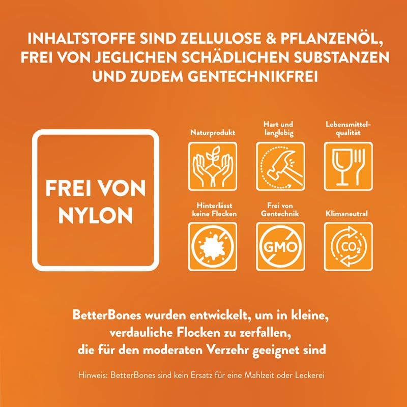 BetterBone Hunde Kauspielzeug Kauknochen -Small Hard Classic - Pfotenlieblinge