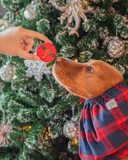 Weihnachtsmakronen "Santas Bauch" - Geschenkbox