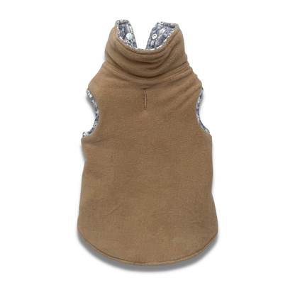 Teddyweste - Winter Bloom - Wendbar