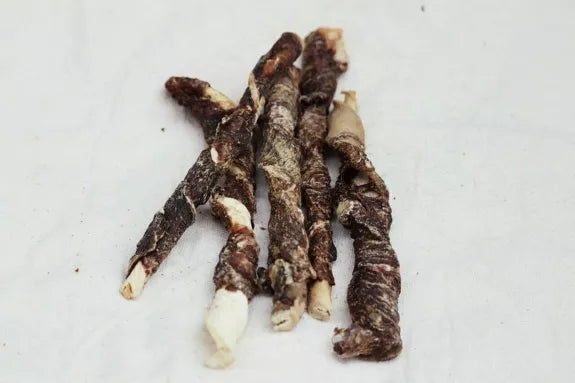 Kausticks aus Rind &amp; Büffelhaut – 200g