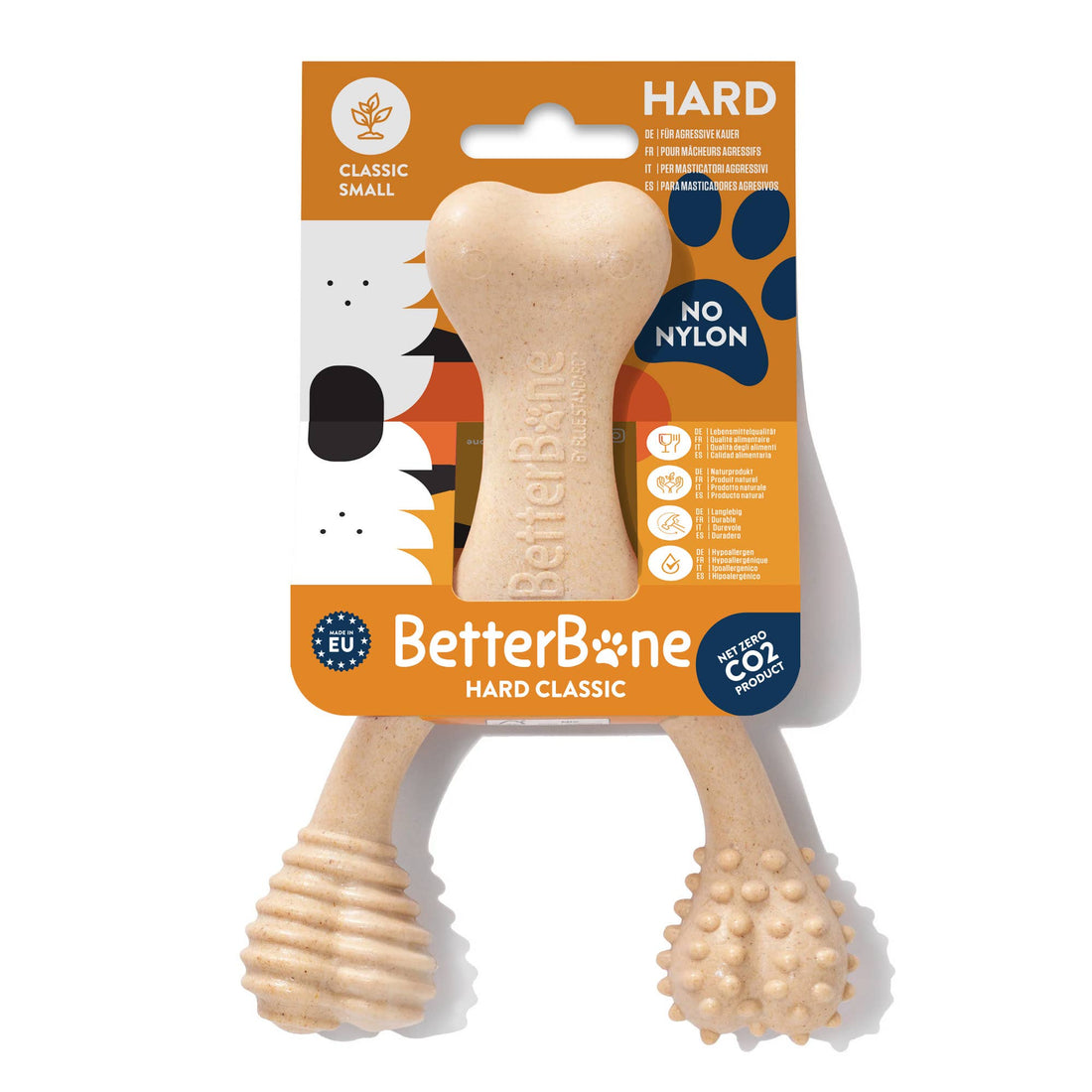 BetterBone Hunde Kauspielzeug Kauknochen -Small Hard Classic - Pfotenlieblinge