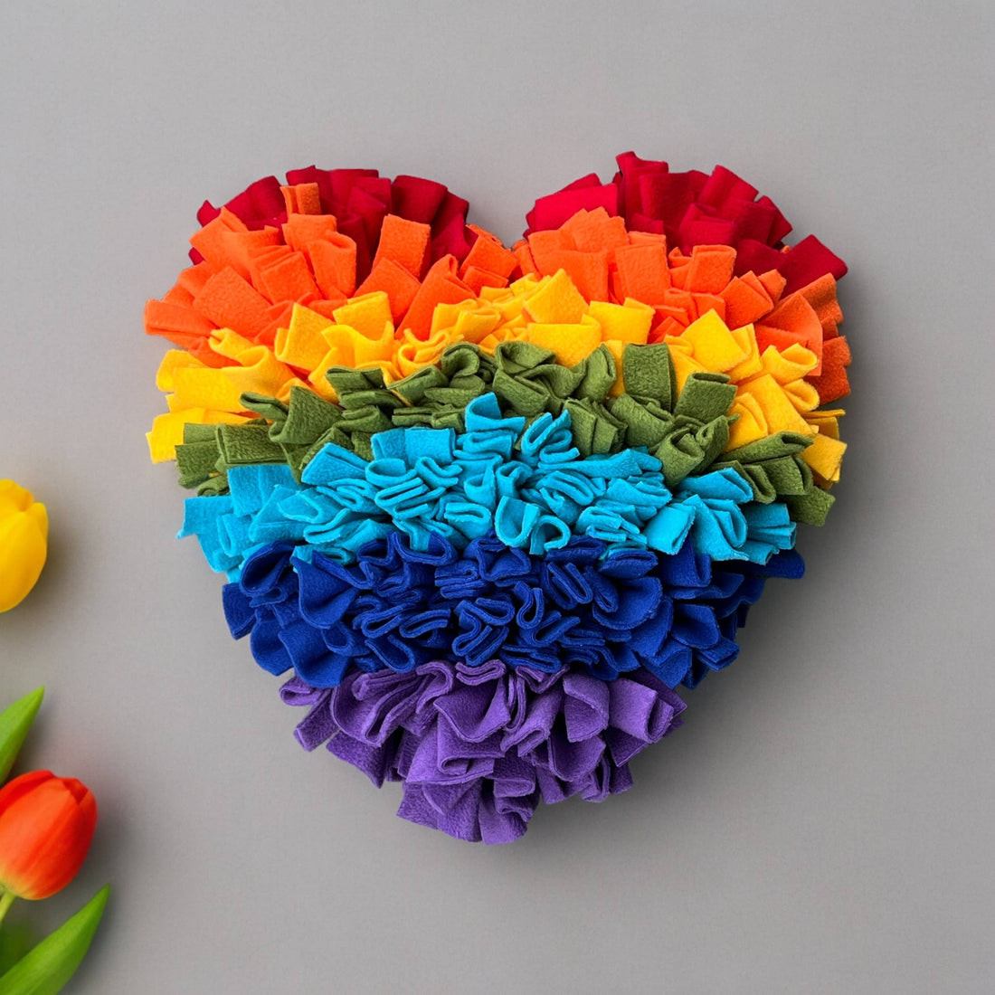 Schnüffelteppich Herz Rainbow 🌈 waagerecht 