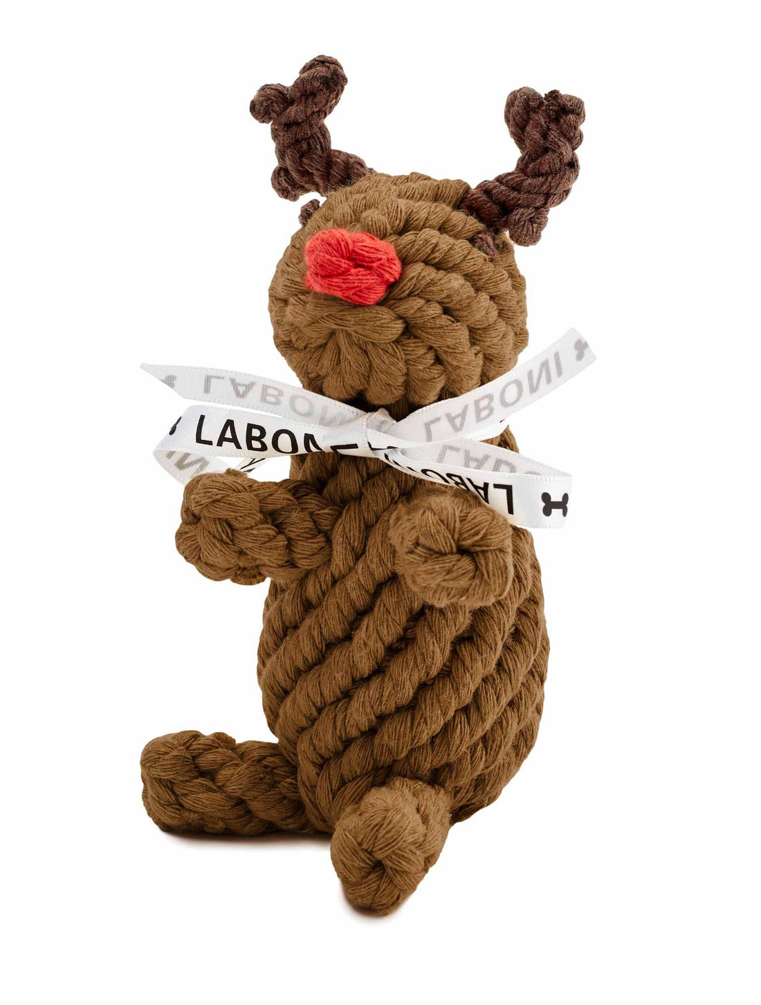 LABONI Rudi Rentier 🎄 – Handgeknüpftes Kult-Spielzeug für Weihnachten