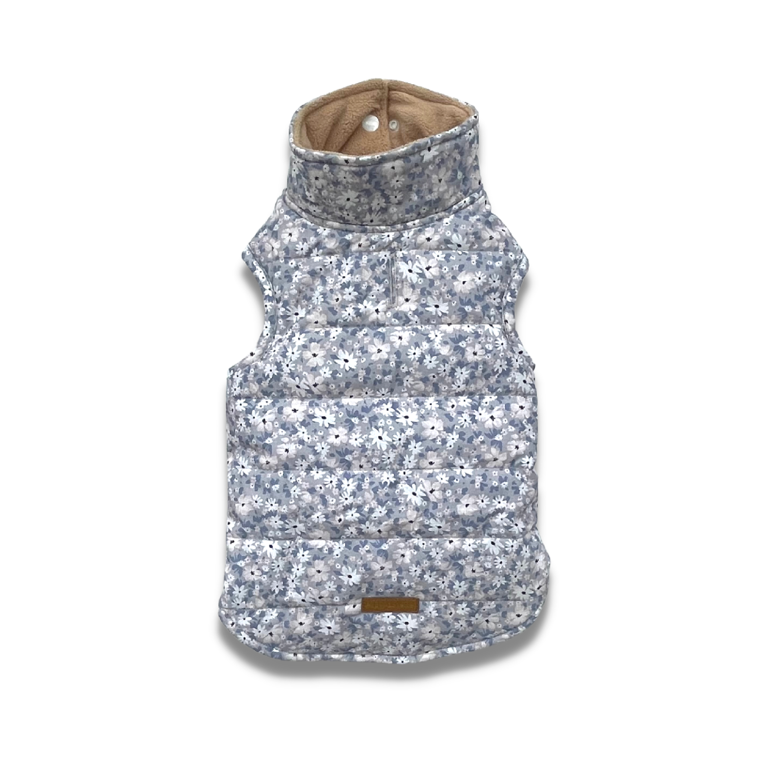 Teddyweste - Winter Bloom - Wendbar