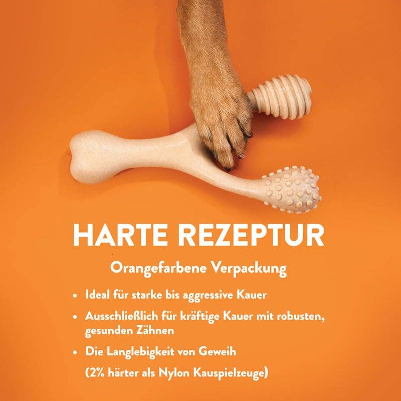 BetterBone Hunde Kauspielzeug Kauknochen -Small Hard Classic - Pfotenlieblinge