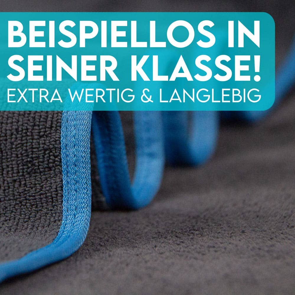Mikrofaser Hundehandtuch – saugstark, weich &amp; schnell trocken