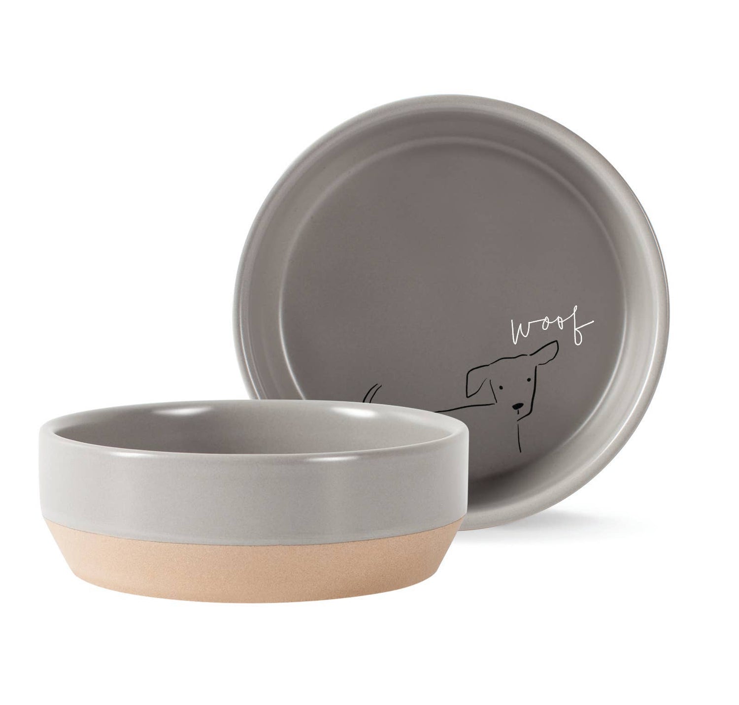 Steingutnapf „Woof“ – stilvoll &amp; pflegeleicht