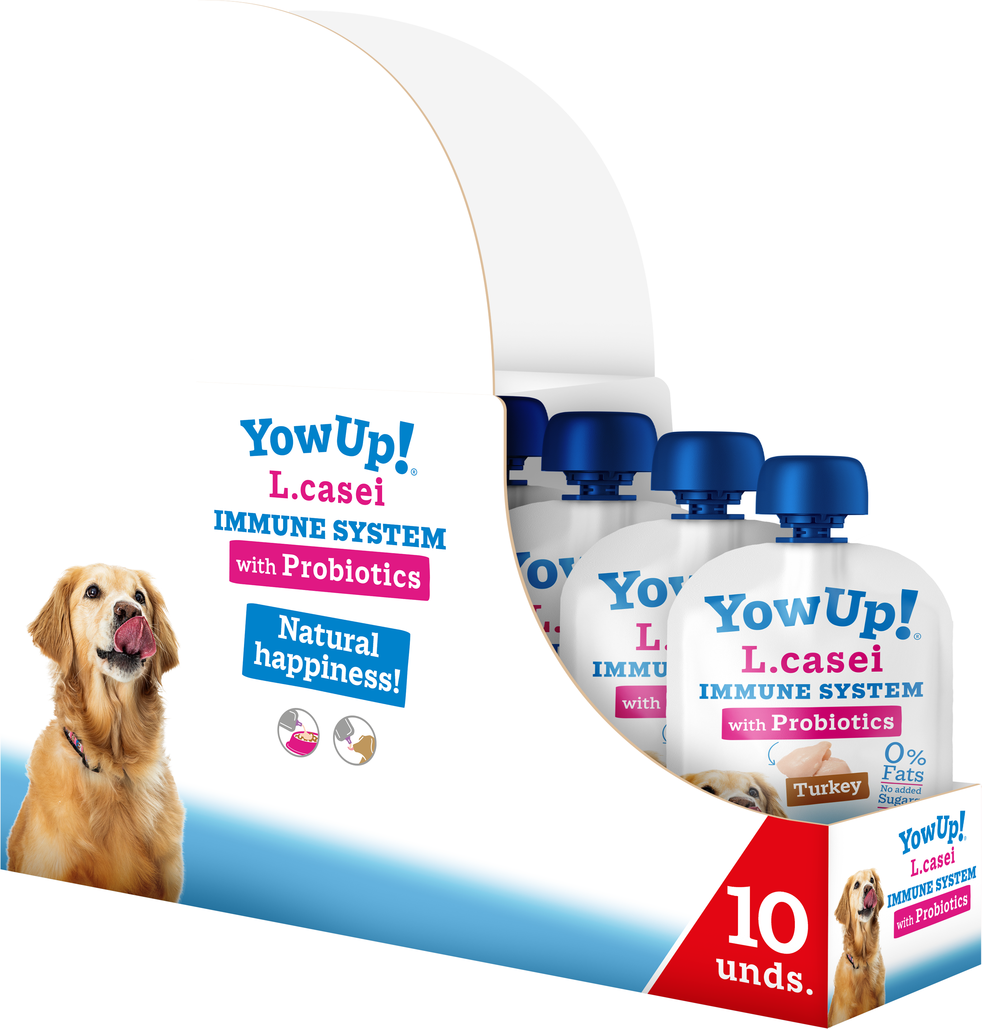 YowUp! L. Casei Immunsystem Truthahn Hund